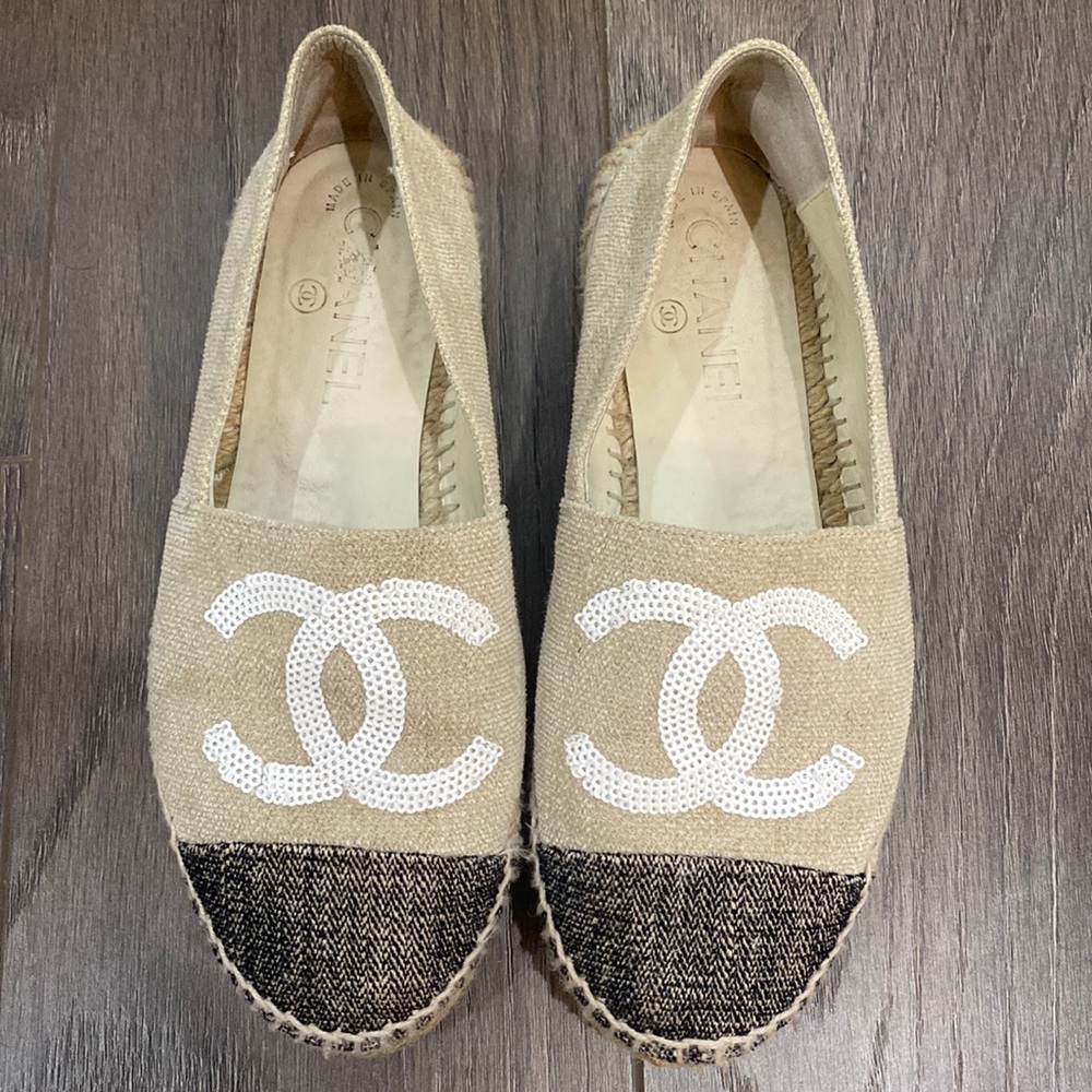 100% Authentic Chanel Espadrilles